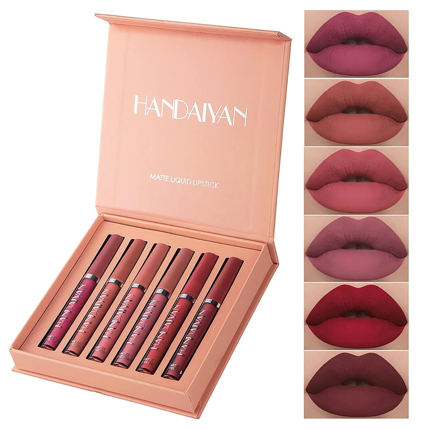HANDAIYAN 12 PCS MATTE LIQUID LIPSTICK BOX