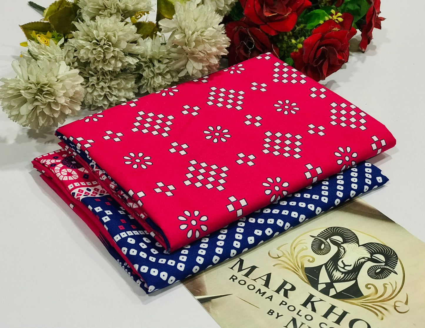 Ladies 2-Piece – Micro Polo Cotton with Floral Print