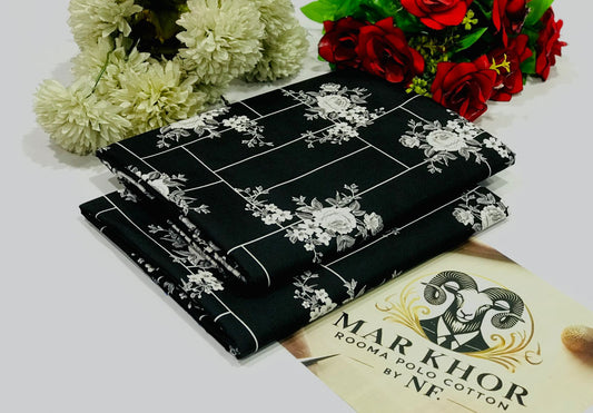 Ladies 2-Piece – Micro Polo Cotton with Floral Print